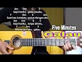 KUNCI GITAR FIVE MINUTES - GALAU | Cord Gampang