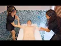 Download Lagu ASMR: Natte Koreaanse Scrub, Scheren, Oorreiniging, Massage, Pedicure bij de Thaise kapper!