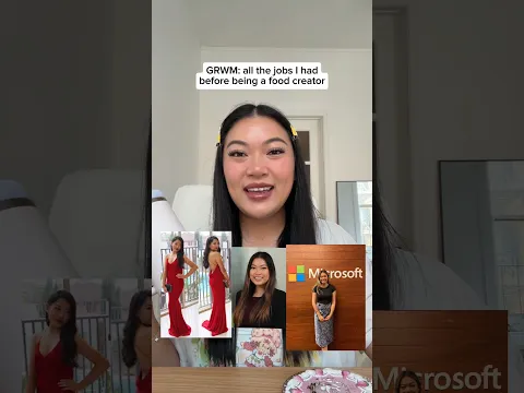 All the jobs I had before being a food creator! 👩🏻‍💻💄 #AD