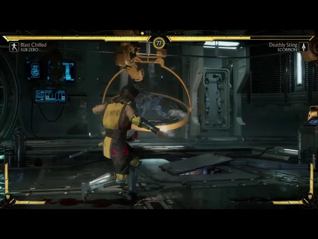 Sub-Zero turns invisible in Mortal Kombat 11
