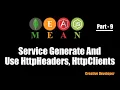 httpClient and httpHeaders in service Mean Stack - 9 creative developer