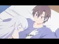 Cute cuddling anime moment