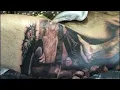 Mary Jesus religious tattoo on rib