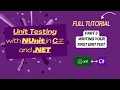 Master Unit Testing in C NET with NUnit - First Unit Test Part 3