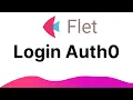 Flet Tutorial - Create Login Service With Auth0