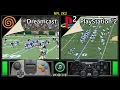 Lagu NFL 2K2 (Dreamcast vs PlayStation 2) Real Hardware Comparison