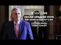 LIVE Kevin McCarthy Speaker House Vote - On Day 2 House Adjourns Until 8 PM ET
