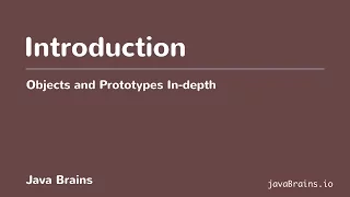 Objects and Prototypes In-depth 01 - Introduction