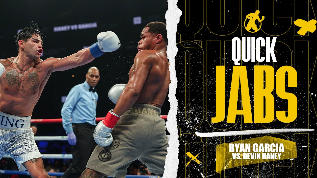 Quick Jabs | Ryan Garcia vs. Devin Haney | King Ry...crazy as a fox! 👑