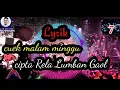 Download Lagu Lagu Batak Cuek di Malam Minggu lirik cipta Rela Lumban Gaol