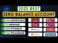 Download Lagu Best Zero Balance Bank Account in 2025 | Zero Balance Bank Account Opening Online | Savings Account