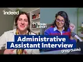 Administrative Assistant Interview Questions And How to Answer Them Indeed