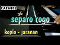 Lagu Separo Rogo - karaoke | fersi jandhut gler