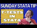 The 2-Minute Guide to T-tests in Stata Sunday Stata Tips