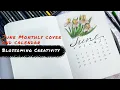 Blossoming Creativity Craft a Stunning Iris Masterpiece for Your June Journal Cover