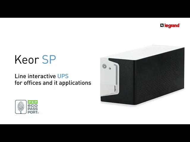 UPS Line-interactive 800VA / 480W Keor SP Legrand, LEGRAND, 310184