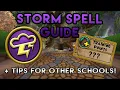 Wizard101 Lvl 1-100 Storm Spell Guide Tips and Tricks for ALL Schools