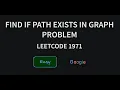 Find if Path Exists in Graph - Leetcode 1971