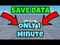 How to Save Data 1 Minute - Roblox Studios