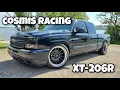 Cosmis Racing XT-206R 22x10 on drop 2006 Silverado mount and fitment Vlog