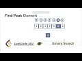 Find Peak Element Leetcode 162 Binary Search Algorithm to Find a Peak Element in an Unsorted Array
