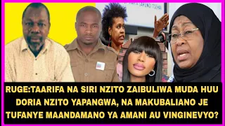 RUGE TAARIFA NA SIRI NZITO ZAIBULIWA MUDA HIU DORIA NZITO YAPANGWA JE TUFANYE MAANDAMANO YA AMANI 