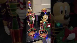 Disney Mickey and Goofy Christmas light up musical nutcrackers from Costco