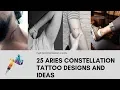 25 ARIES CONSTELLATION TATTOO DESIGNS AND IDEAS