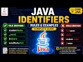 Java Identifiers Explained in deep Java Identifiers in Detail Rules Valid Invalid Examples
