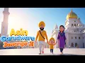 Asin Gurudware Jawange Ji | Nikka Sardar Goes to Gurudwara | Punjabi Nursery Rhyme for kids
