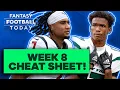 Week 8 Fantasy Lineup Breakdown MUST STARTS SITS 2023 Fantasy Football Advice