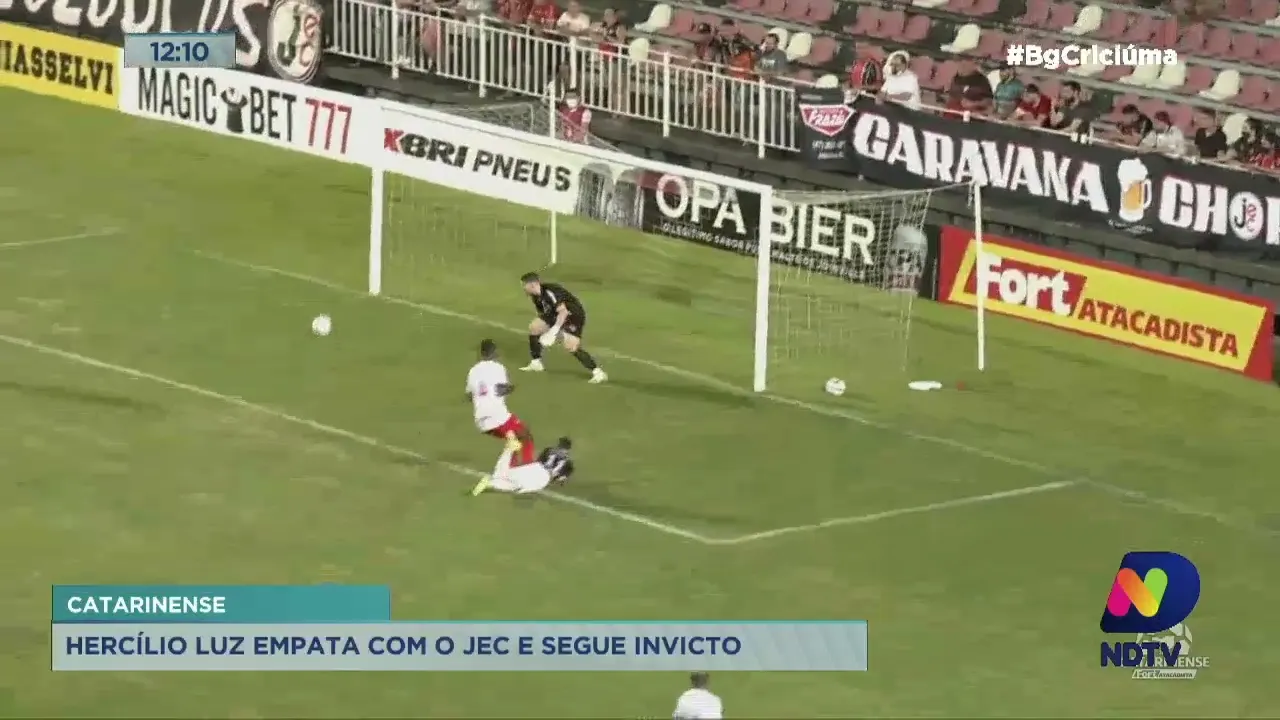 Hercílio Luz empata com o JEC e segue invicto no Campeonato Catarinense
