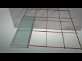 How to install multiwall polycarbonate sheets with H profiles joiners