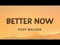 Post Malone - Better Now You probably think that you are better now