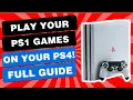 How To Play PS1 Games On PS4 Jailbreak 7 02 Or Lower