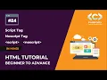Script and Noscript tags in HTML HTML Tutorials in Hindi