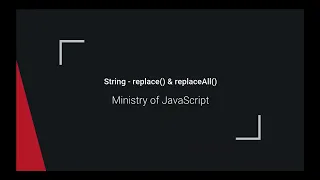 JavaScript String - replace replaceAll