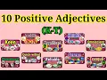 10 Positive Adjectives K-T
