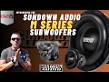 THE BEST LOW DISTORTION SUBWOOFERS ON THE MARKET SUNDOWN M SERIES SUBWOOFERS OVERVIEW
