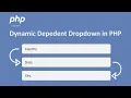 Dynamic Dependent Dropdowns in PHP using jQuery AJAX Step-by-Step Guide