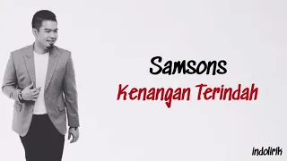 samsons kenangan terindah lirik lagu indonesia