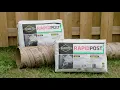 How to Set a Fence Post SAKRETE RAPID POST