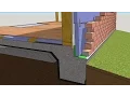 Insulated Monolithic Slab with Brick Veneer