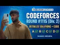Codeforces Round 1115 Div 2 Detailed Solutions Code A-D by Manas Mishra