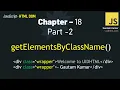 JavaScript - 18 HTML DOM