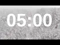 Lagu ❄🎄 5 Minute Timer Relaxing Music Lofi Snowy Forest Background ❄🎄