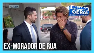 Ex-morador de rua presta depoimento à polícia no DF