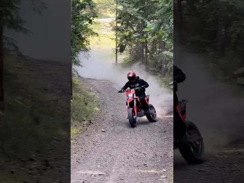 Supermoto KTM On Gravel Road🤯 FULL THROTTLE ONLY!
