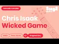 Download Lagu Chris Isaak - Wicked Game (Acoustic Karaoke)