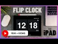 Flip Clock Screensaver for iPad 2024 clock for iPad Zen flipclock